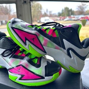 Size 9 - Jordan One Take 3 Wolf Grey Pink Prime